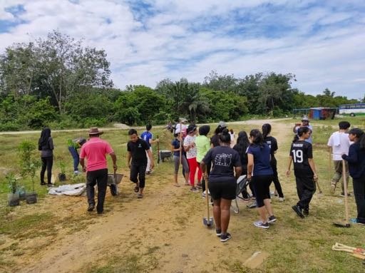 Gotong-royong and tree planting