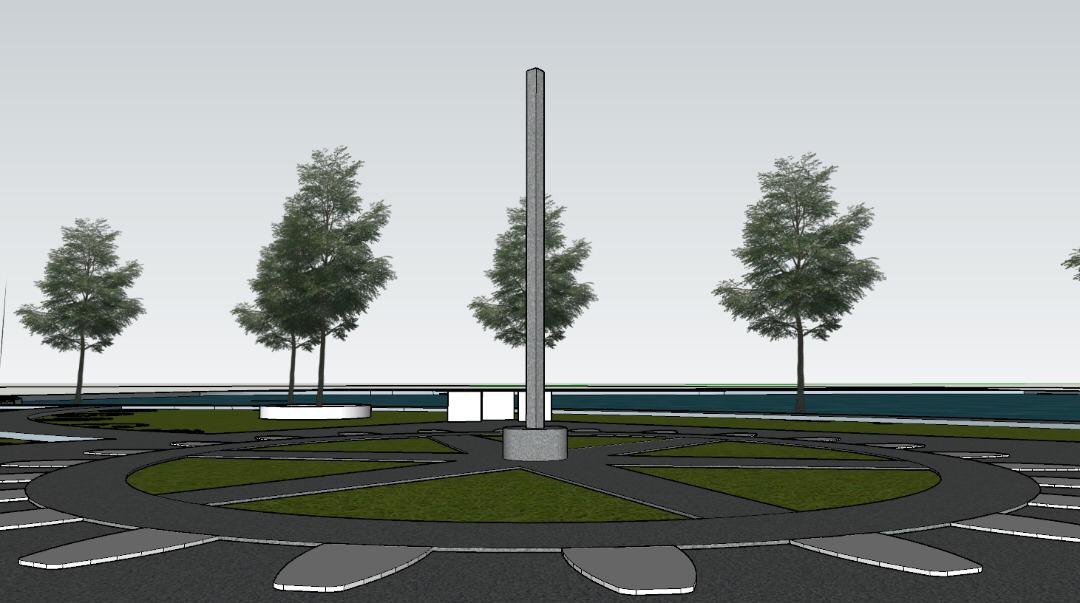 Rotary wheel and Peace Pole concept